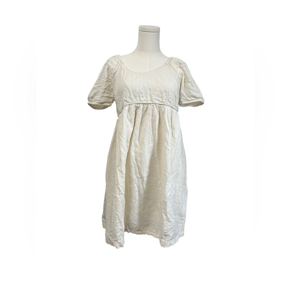 Hatch Maternity Lola Babydoll Ivory Mini Dress Baby Shower Party Boho Size S (1) - Picture 1 of 13